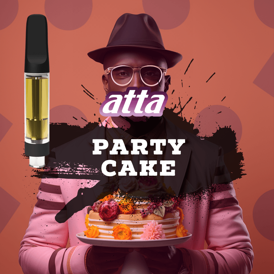 Atta Cannabis Party Cake | Distillate Cart | 1g