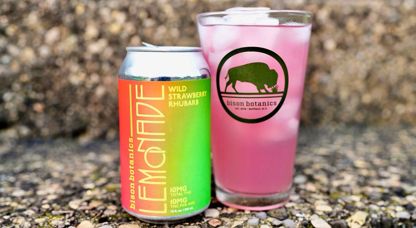 Bison Botanics Wild Strawberry Rhubarb Lemonade (10mg)