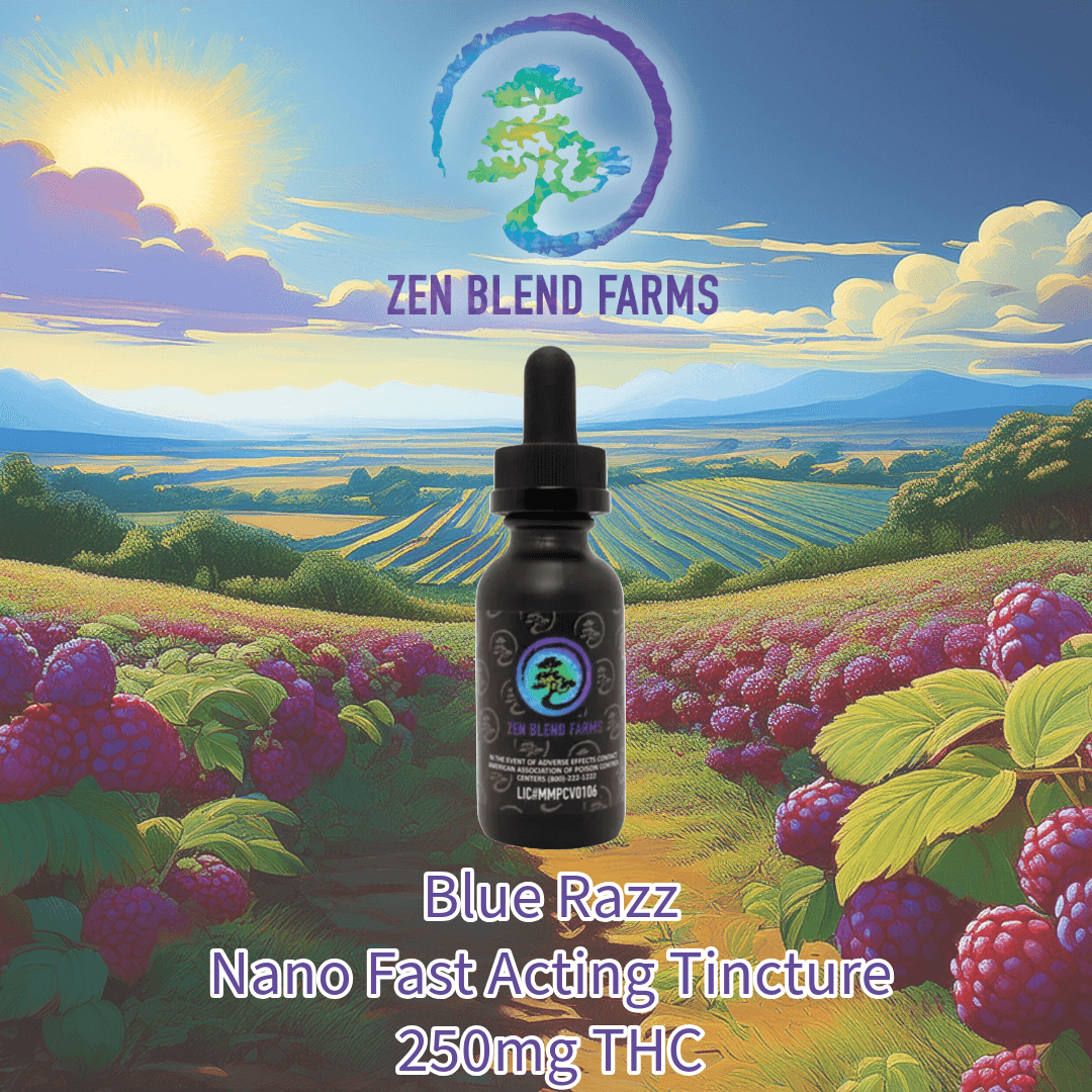 Zen Blend Farms Blue Razz (250mg)