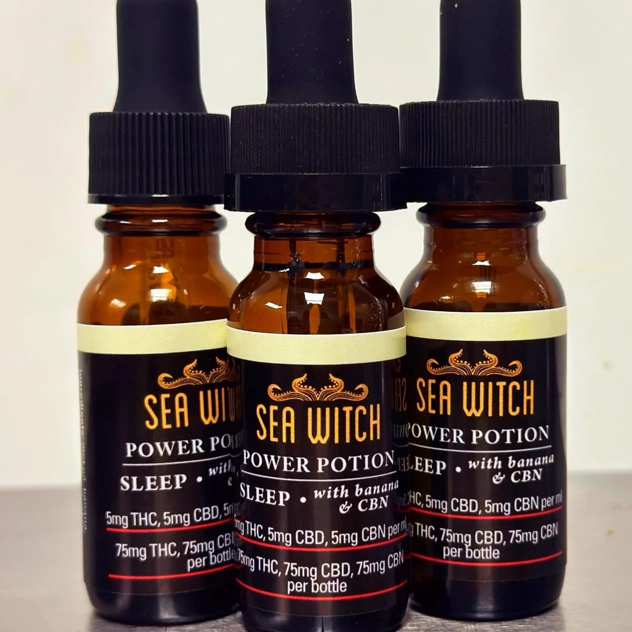 Sea Witch 1:1:1 Sleep - Banana [15ml] (75mg CBD/75mg THC/75 CBN)