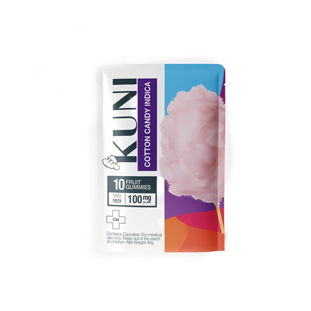 KUNI Cotton Candy - Indica (100mg )