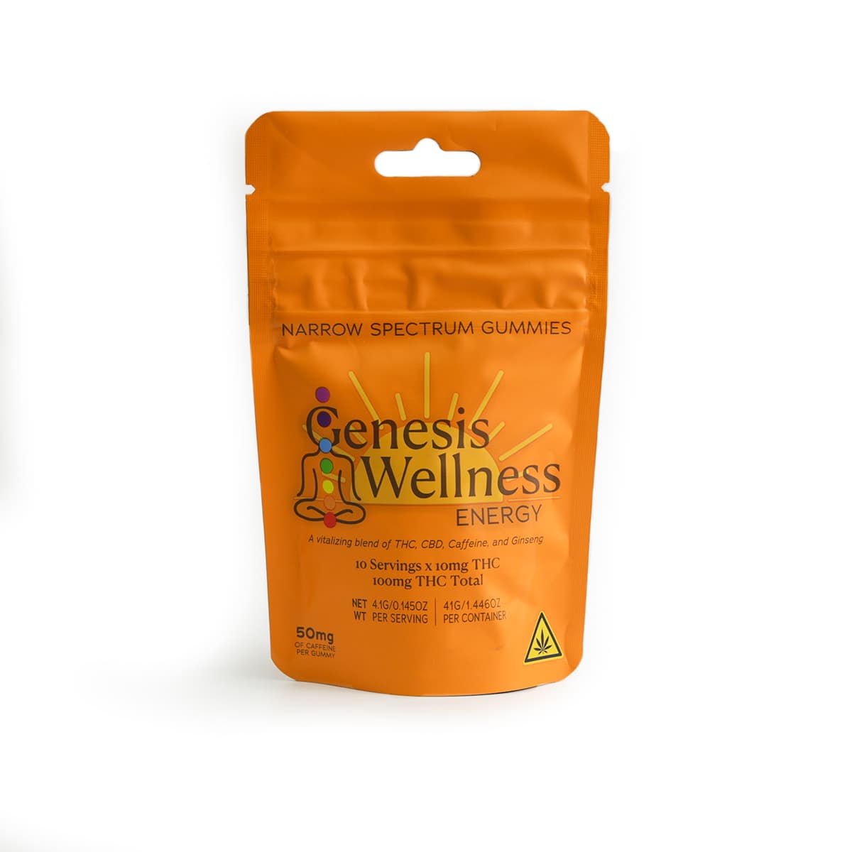 Genesis Wellness Wild Cherry | Energy Gummies (10pk) 100mg