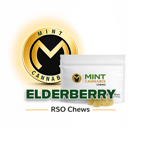 Mint Premium RSO Chews - Elderberry