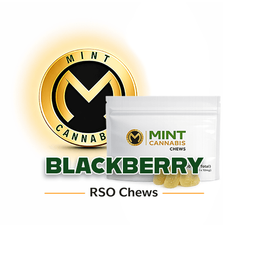 Mint Premium RSO Chews - Blackberry