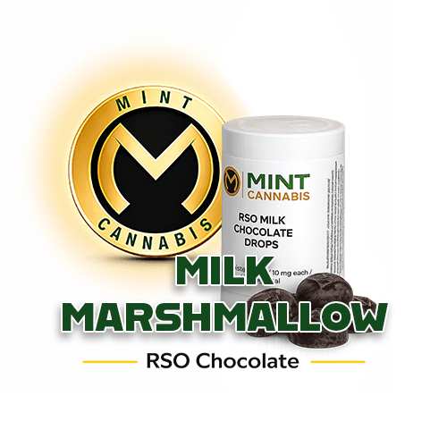 Mint Premium Mint Premium - Chocolate Drops RSO 100mg - Milk Marshmallow