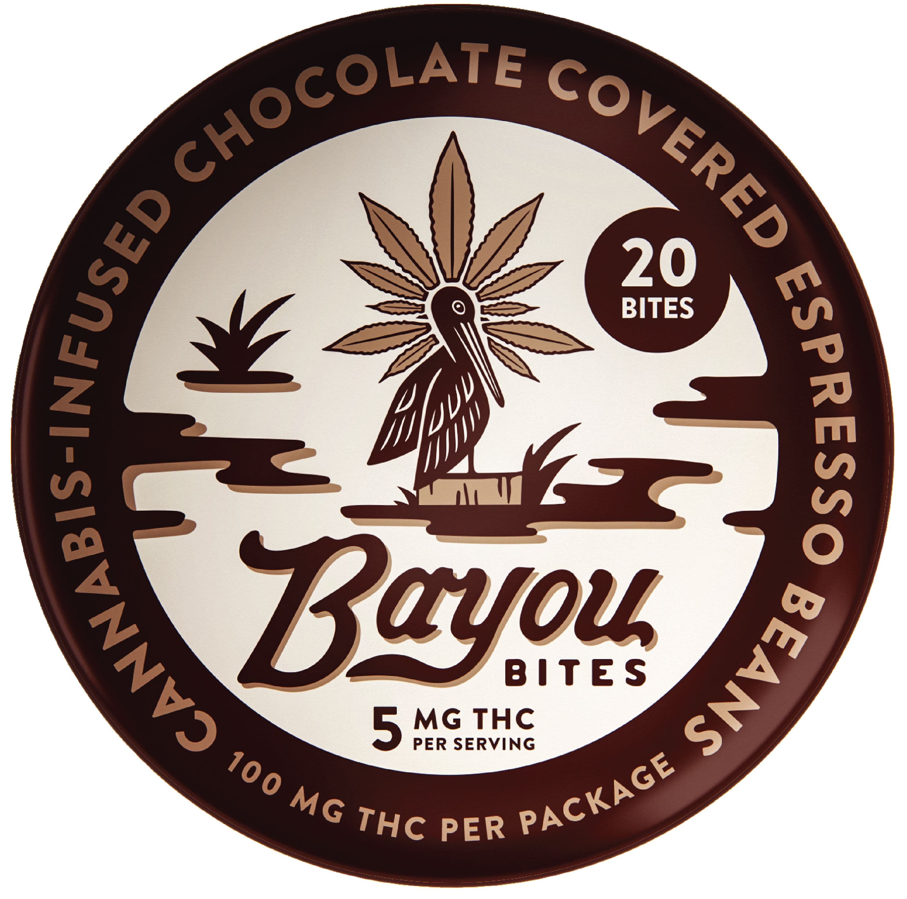 BAYOU BITES ESPRESSO BEANS | 5MG/ 20PK | AYO