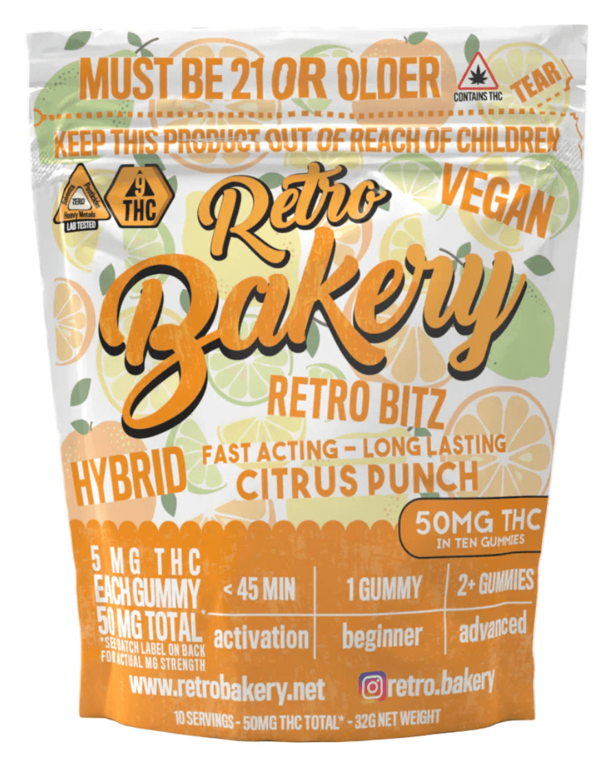Retro Bakery Retro Bitz | 50 mg | Citrus Punch
