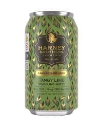 Harney Brothers Cannabis 12oz Tangy Lime Sparkling Water - 5mg THC 10mg CBD