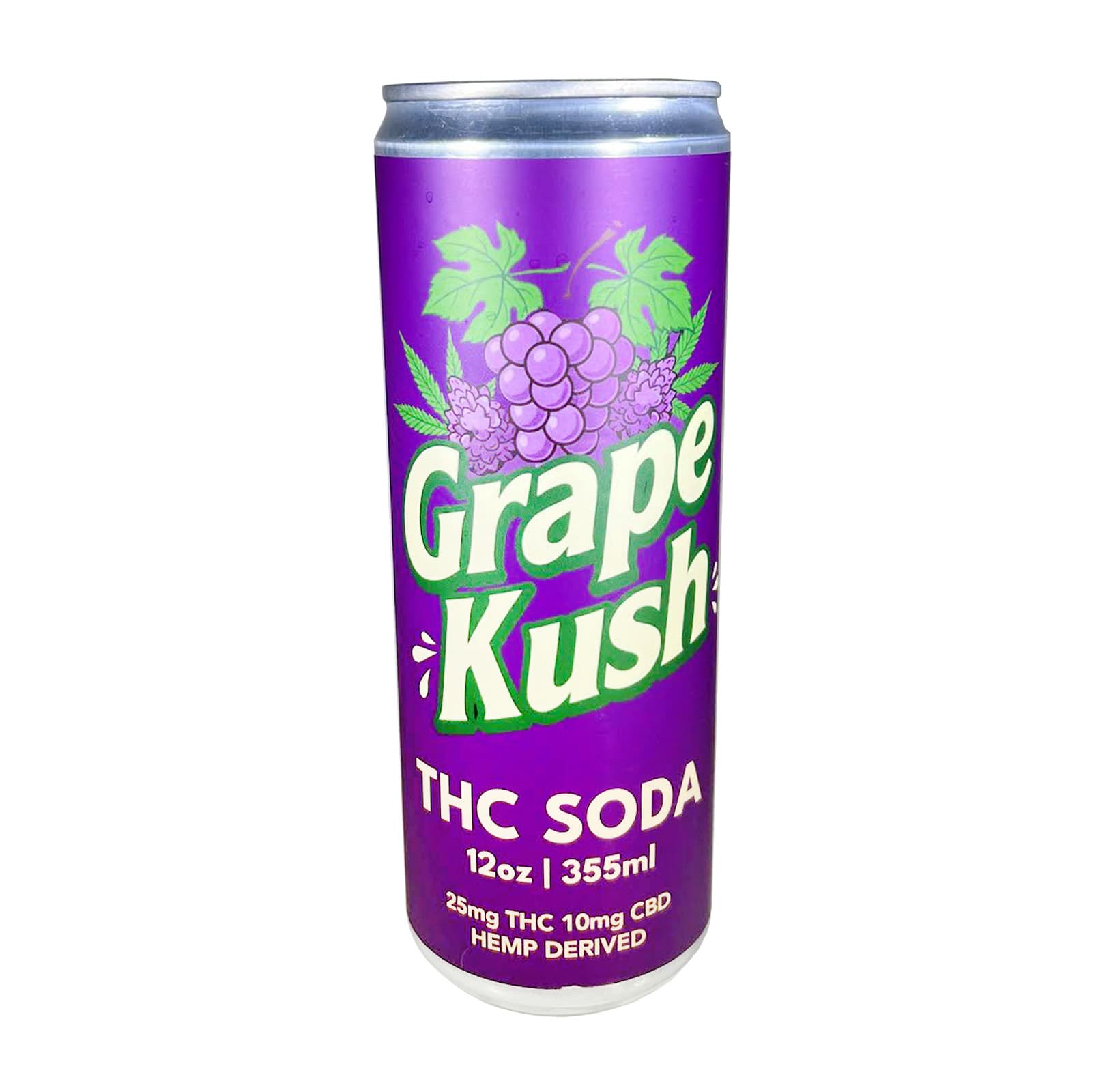 Floe Floe Seltzer Grape Kush 25mg THC 10mg CBD HEMP