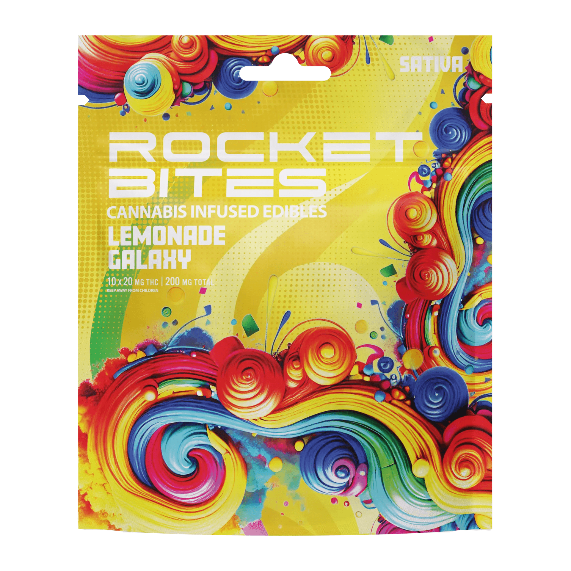 Rocket Bites Rocket Bites - 200mg Gummies - Lemonade Galaxy