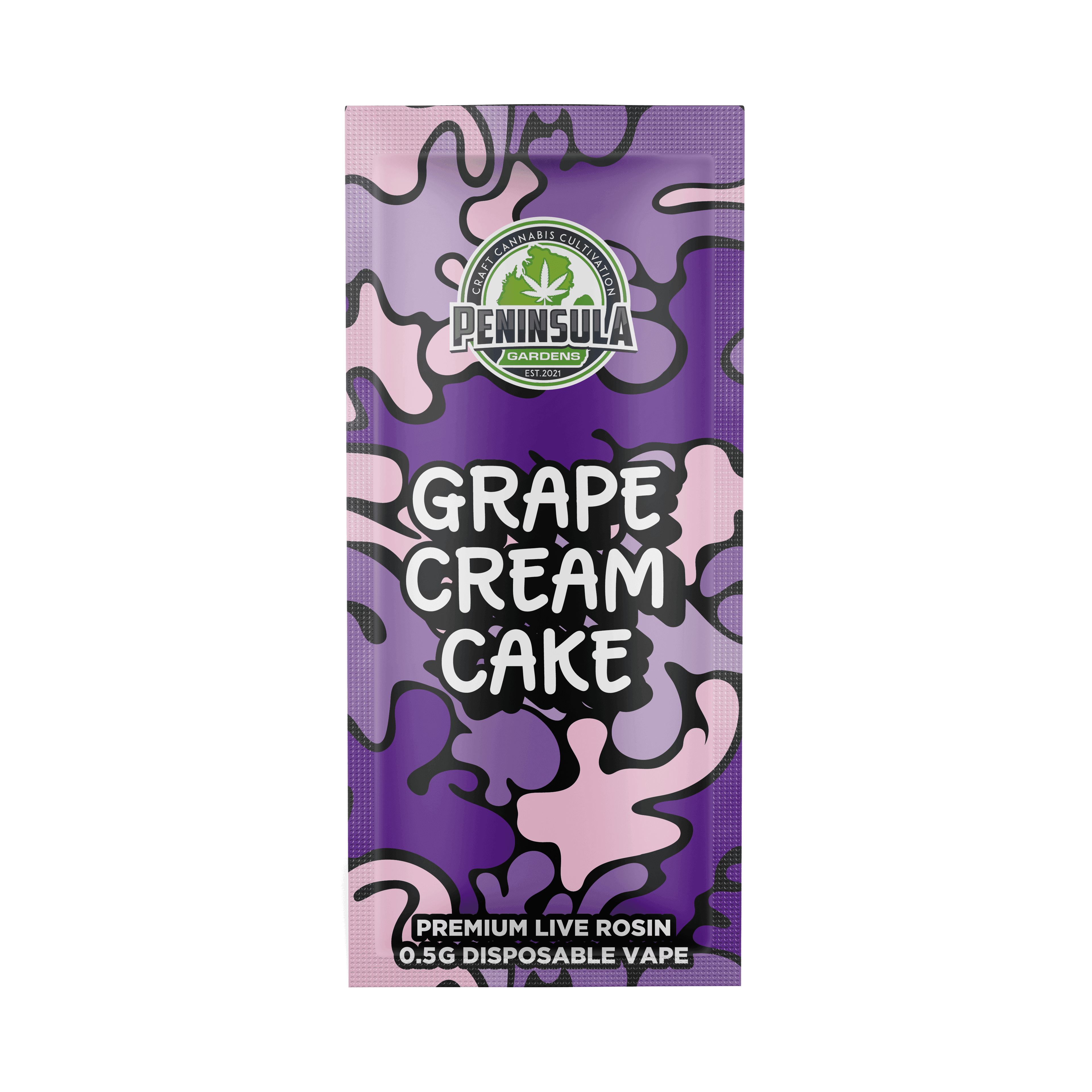 Peninsula Gardens Grape Cream Cake Rosin Disposable