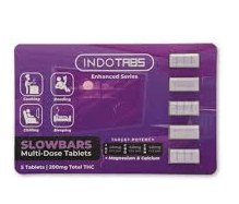 INDOTABS 40mg Slowbars 1:1:1 THC Infused Tablets | 5pk | 200mg