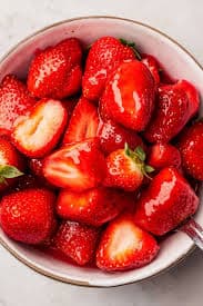 Golden Garden Melted Strawberries