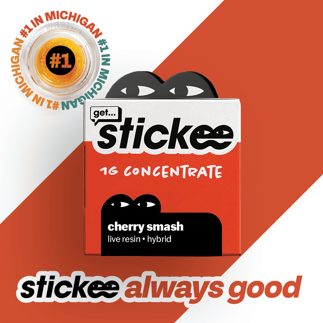 STICKEE Cherry Smash | Hybrid | Live Resin Concentrate | 1G