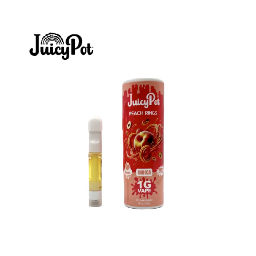 JuicyPot PEACH RINGS 1G CARTRIDGE
