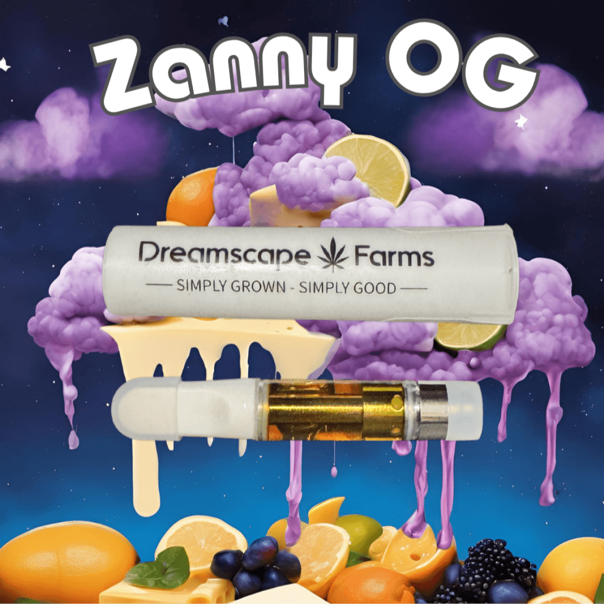 Dreamscape Farms Zanny OG Cured Resin Cart - 1g