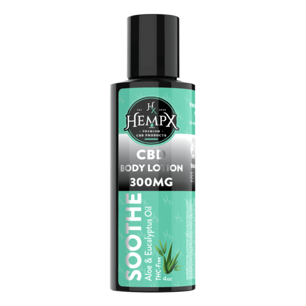 HempX 300mg CBD Body Lotion