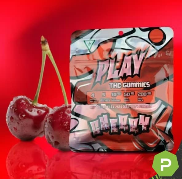 Play by Rkive 200mg Live Rosin Gummies | Cherry