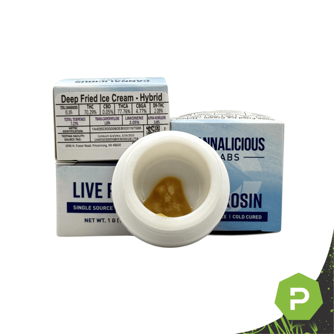 Cannalicious Labs Deep Fried Ice Cream | Live Rosin | 1g
