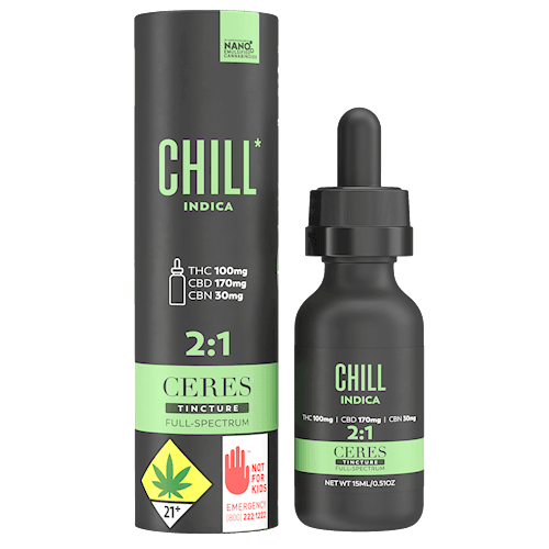 Ceres Chill Indica 2:1 CBD+CBN Tincture