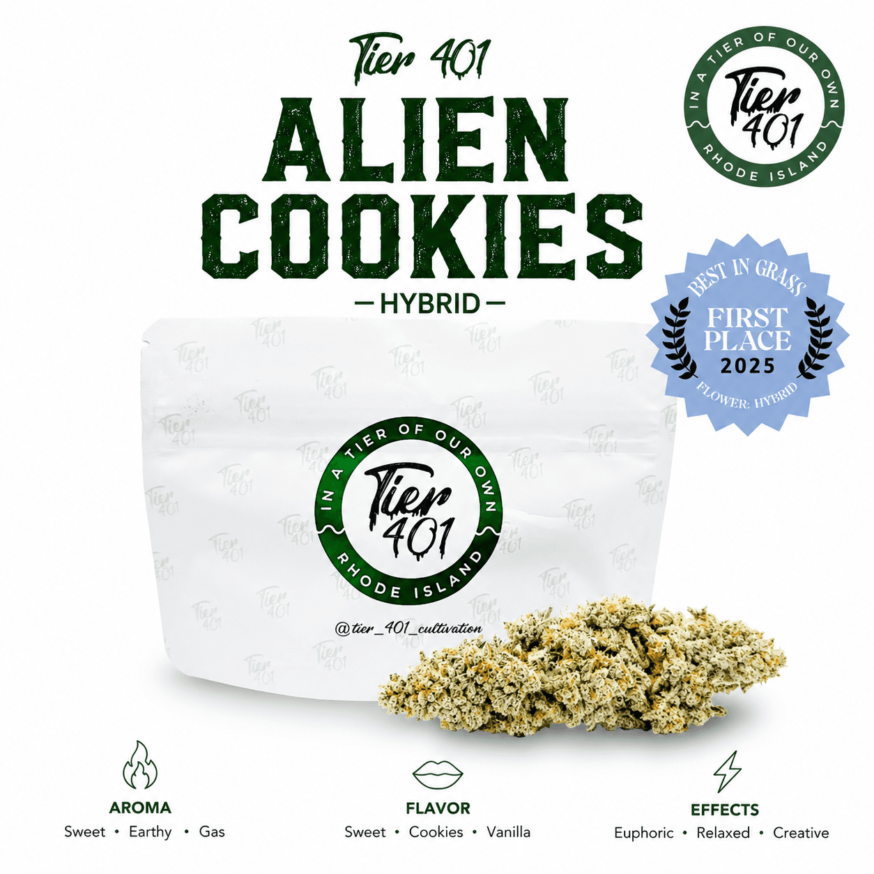 Tier 401 Alien Cookies | 3.5g