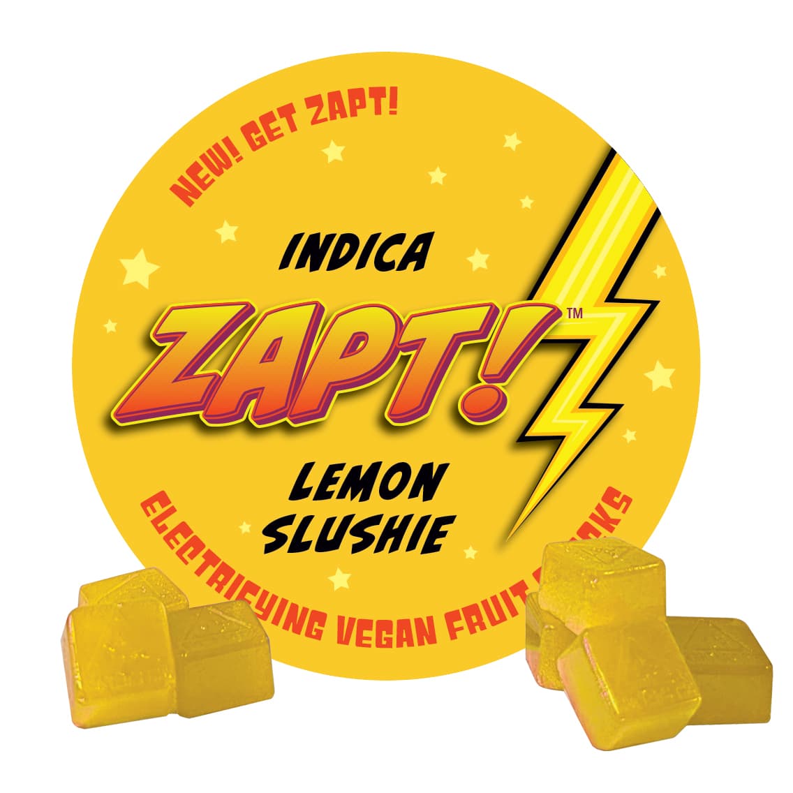 ZAPT! Lemon Slushie (Indica) Fruit Snack 110mg 20pk