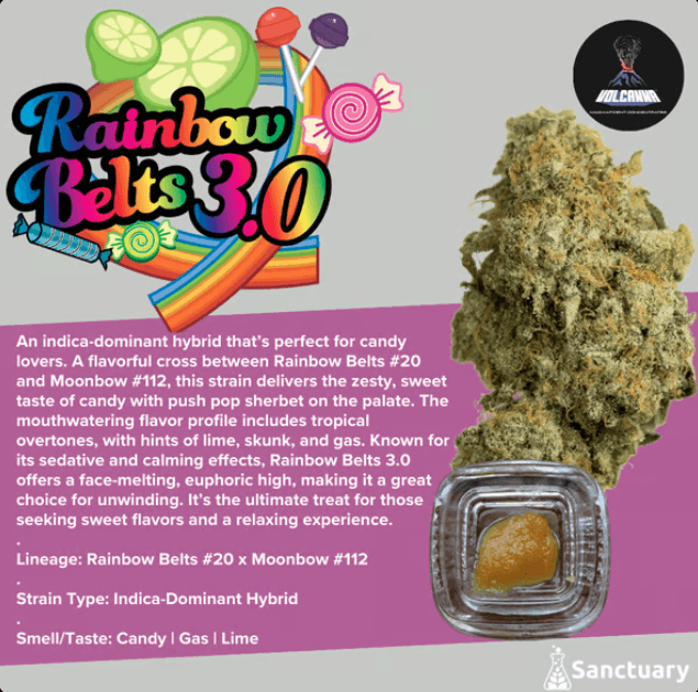 Volcanna Rainbow Belts 3.0 Sauce