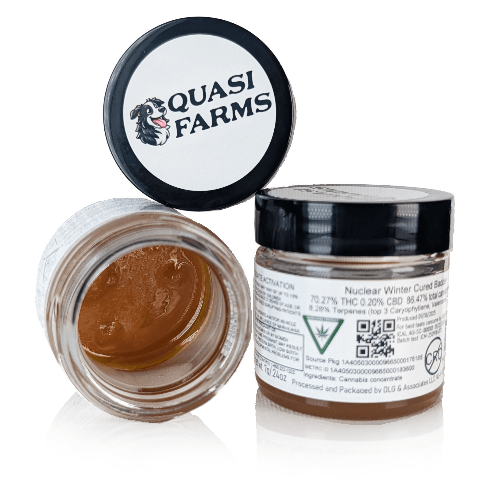 QUASI FARMS Nuclear Winter Cured Badder Baller Bucket | Quasi Farms | 7g
