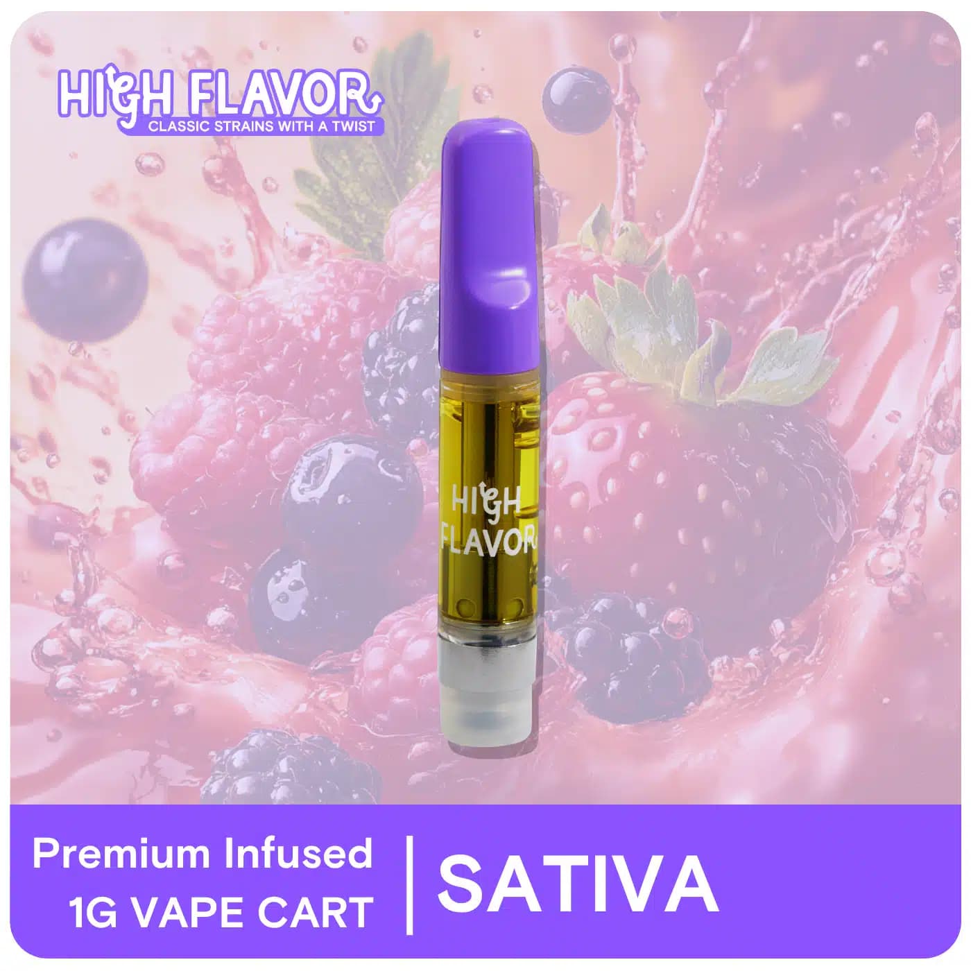 High Flavor Berry Haze | Vape | 1g