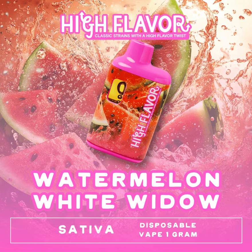 High Flavor Watermelon White Widow | Disposable Vape | 1g