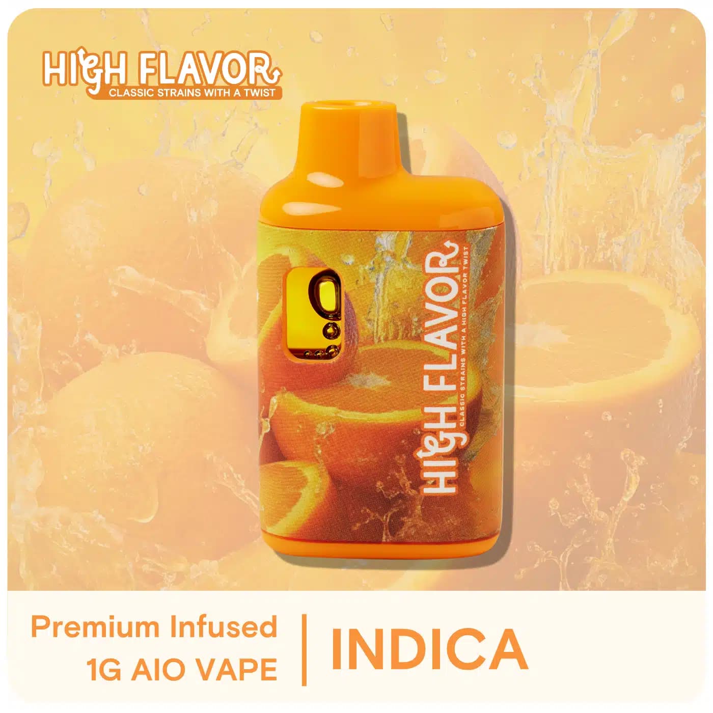 High Flavor Mandarin Orange OG | Disposable Vape