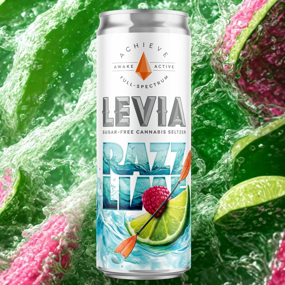 LEVIA Raspberry Lime | Achieve | Social Seltzer (5mg)