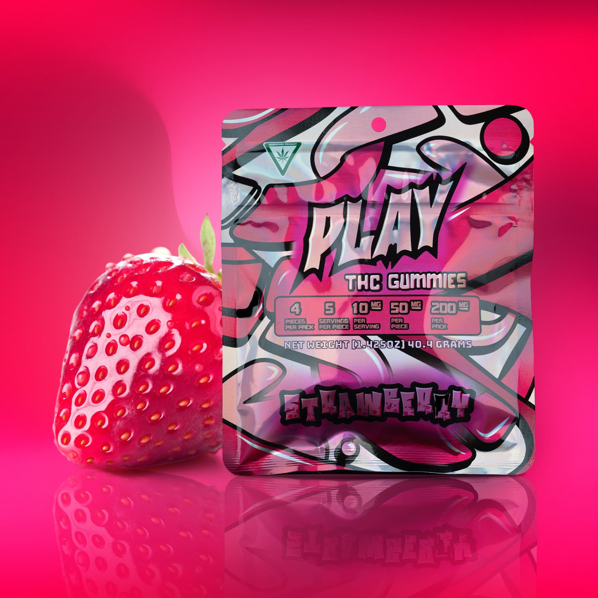 PLAY Strawberry Gummies