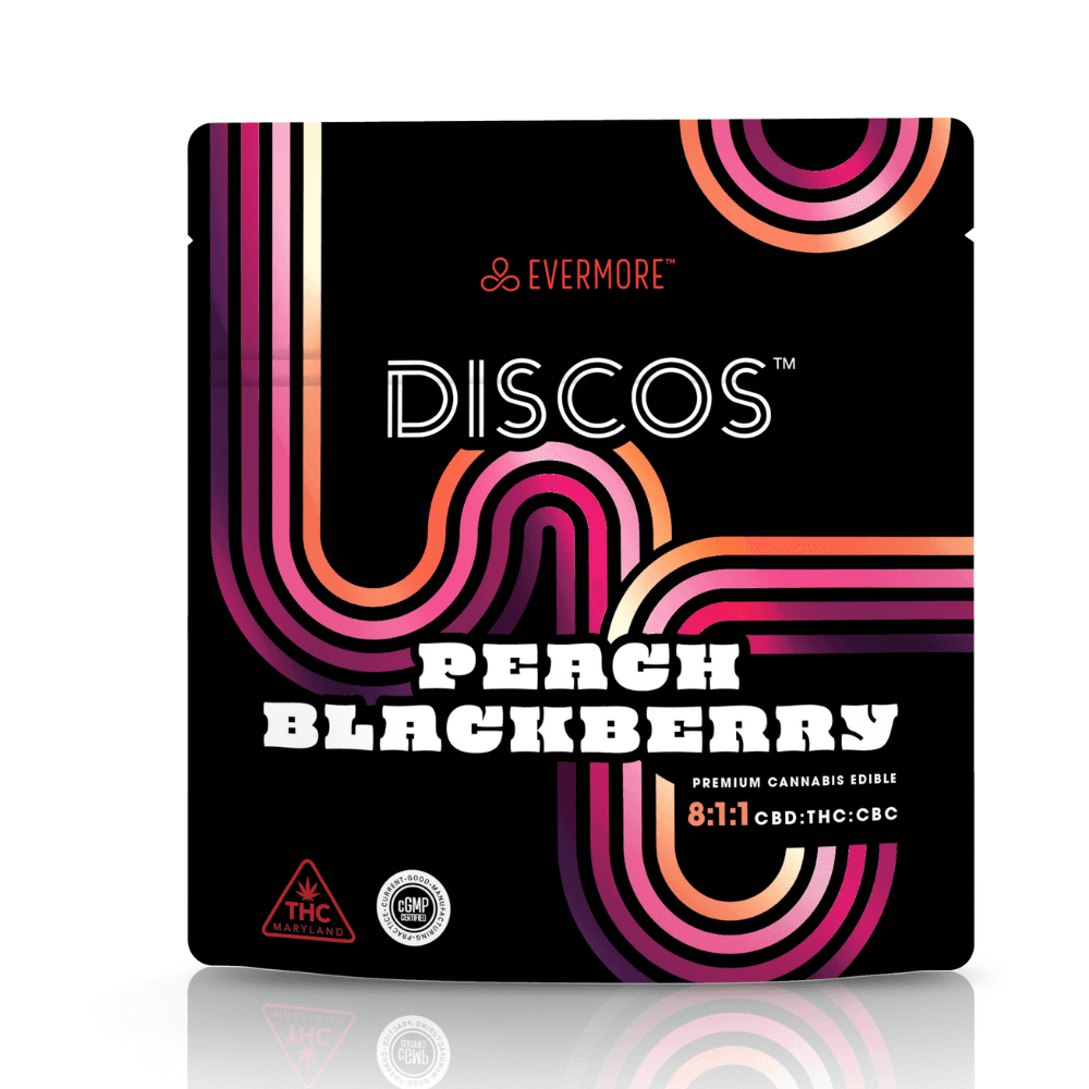 Discos Peach Blackberry | 8:1:1 (CBD:THC:CBC) | 10mg