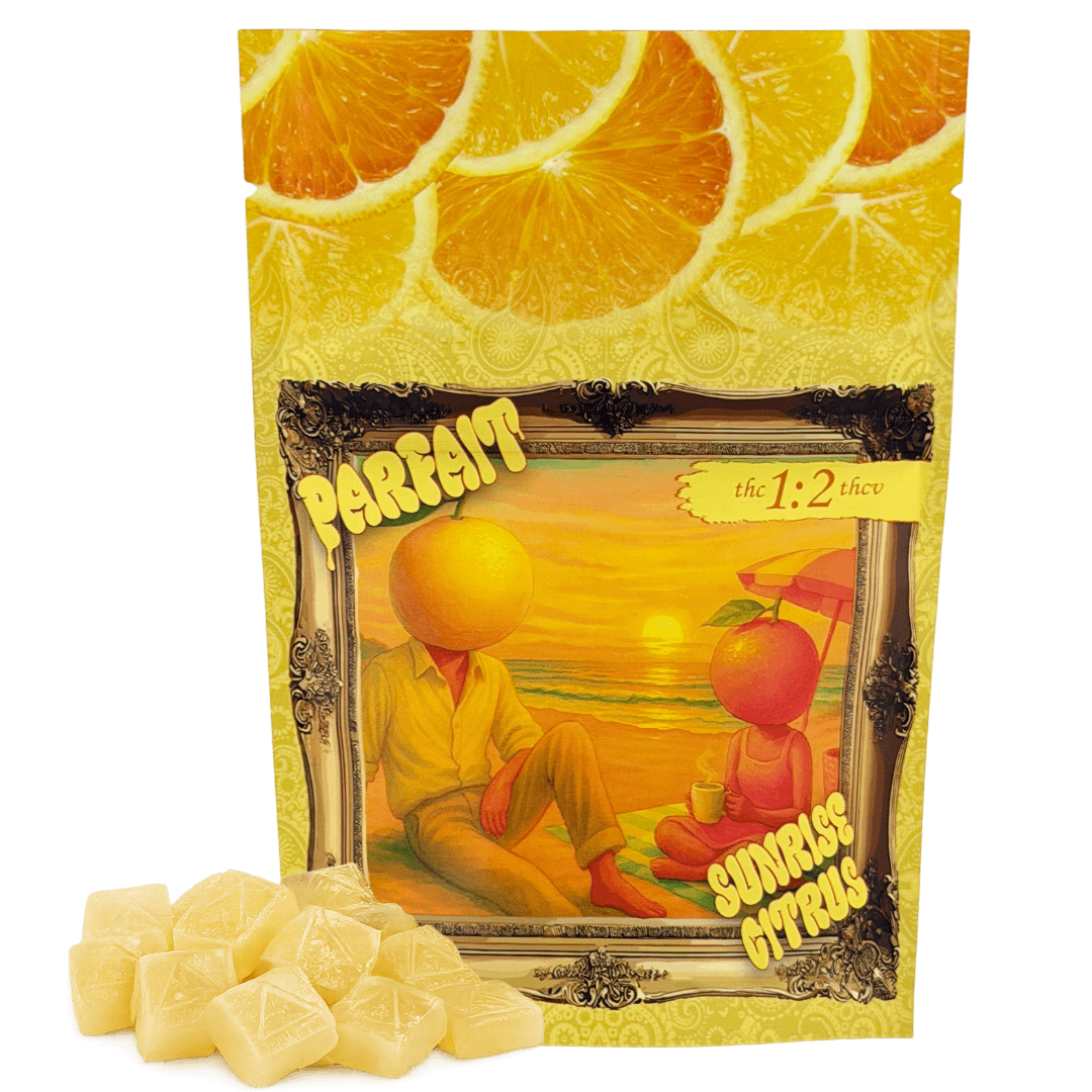 Parfait Sunrise Citrus 1:2 (THC:THCV) | Live Resin Gummies | 100mg