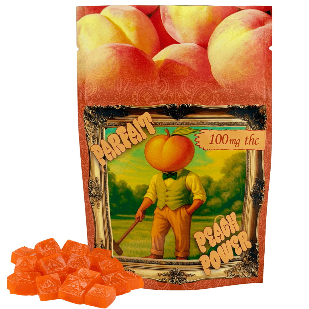 Parfait Peach Power | Live Resin Gummies | 100mg