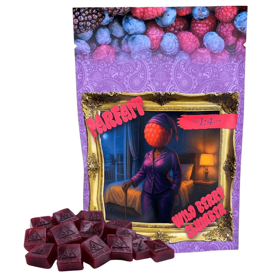 Parfait Wild Berry Slumber 1:4 (THC:CBN) | Live Resin Gummies | 100mg