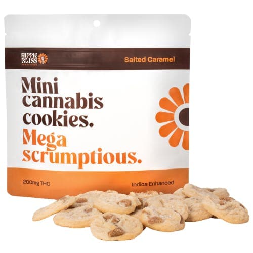 Hippie Bliss Salted Caramel Cookies | 200mg