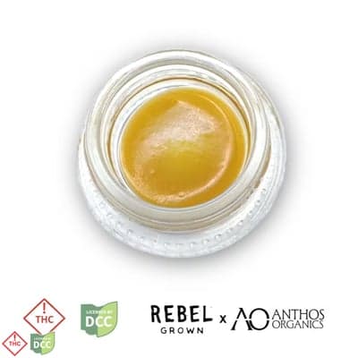 Rebel x Anthos Rebel Cookies Live Resin Badder 1g | Hybrid