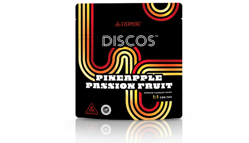 Discos MED ONLY - Discos 40mg 1:1 Pineapple Passion Fruit Chews - 400mg THC : 400mg CBD