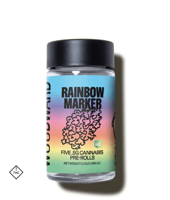 Woodward Fine Cannabis Rainbow Marker Woodward Pre-Rolls 5pk