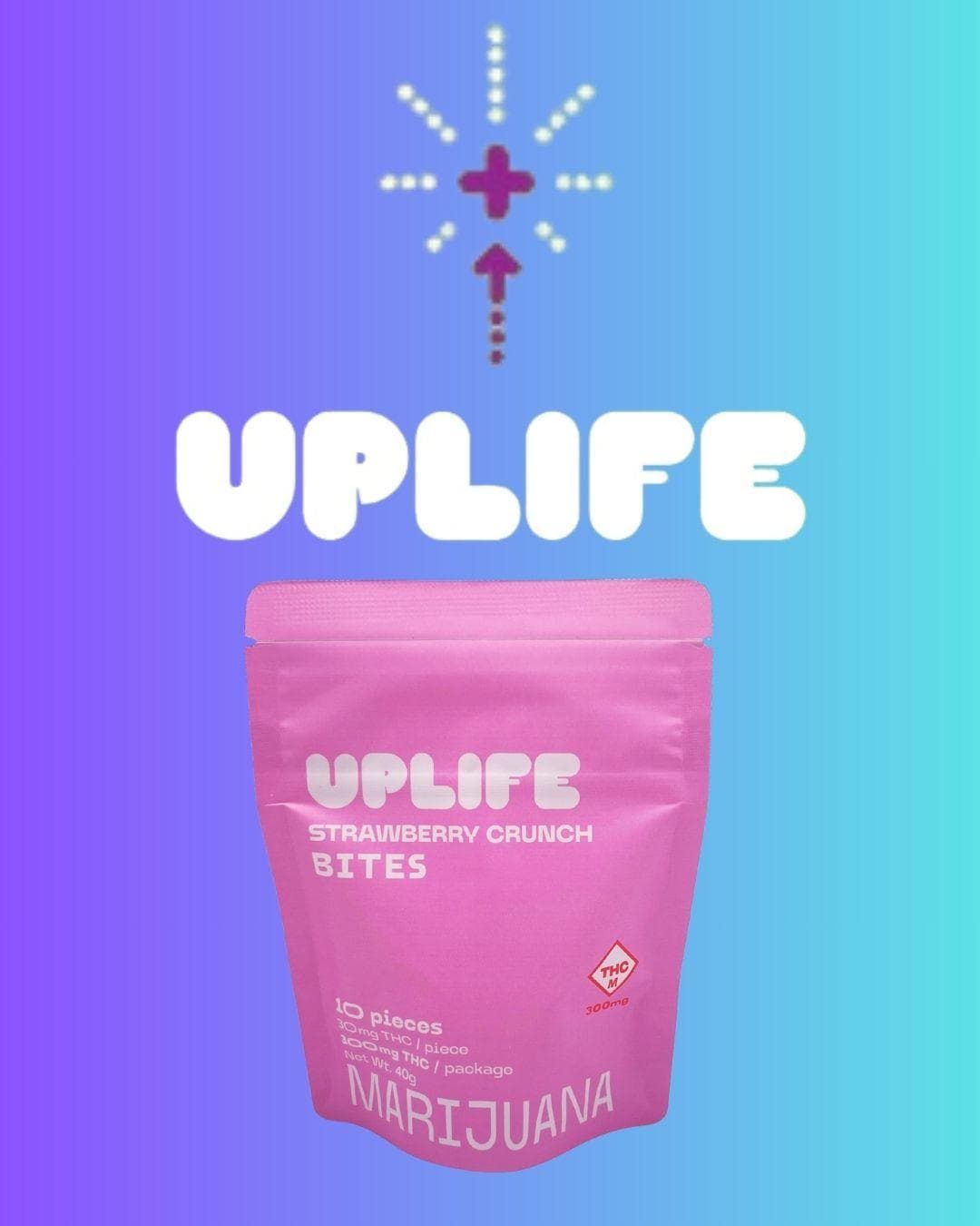 uplife Strawberry Crunch Pieces | 100mg