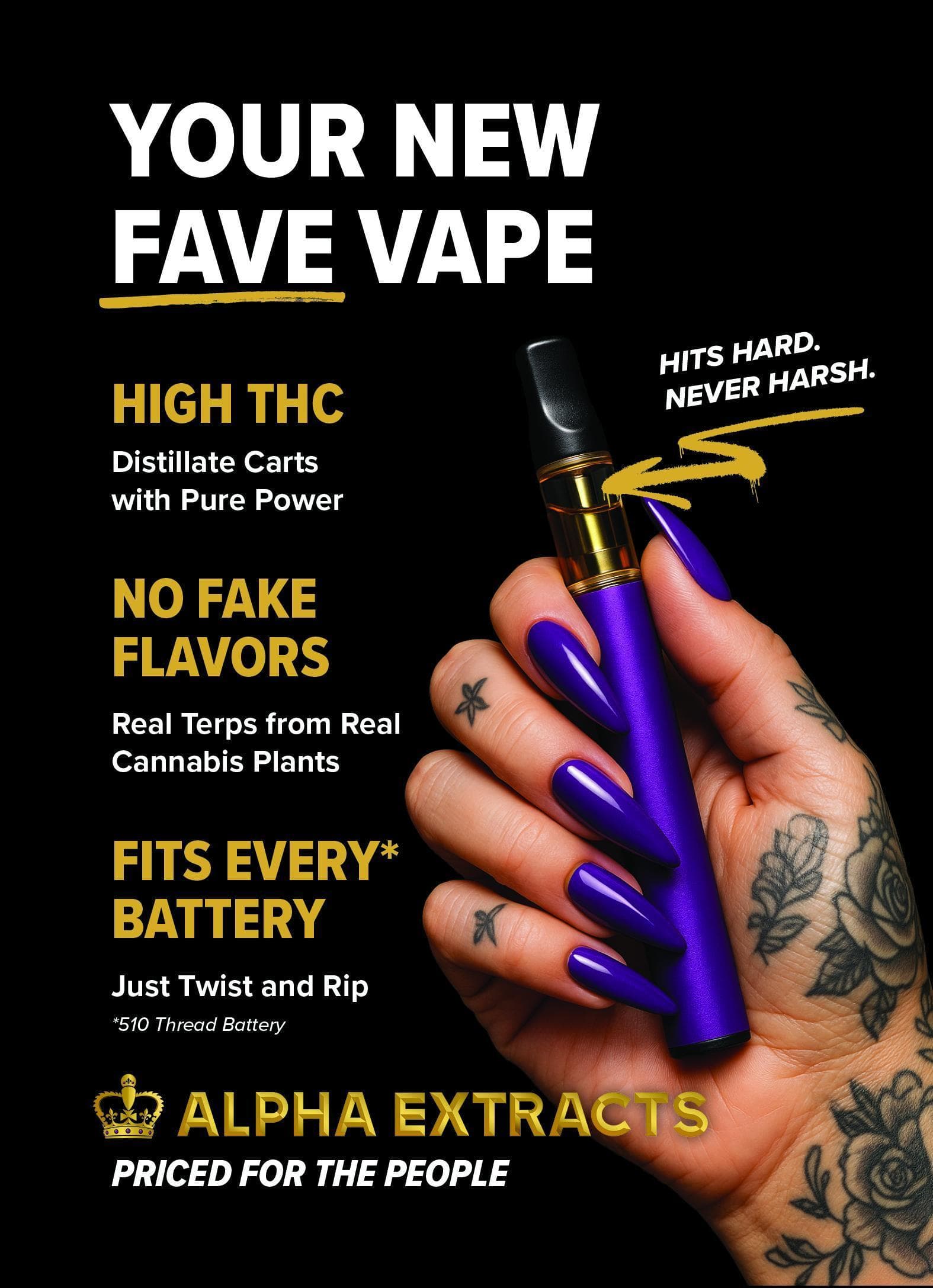 Alpha Extracts Agent Orange Cartridge
