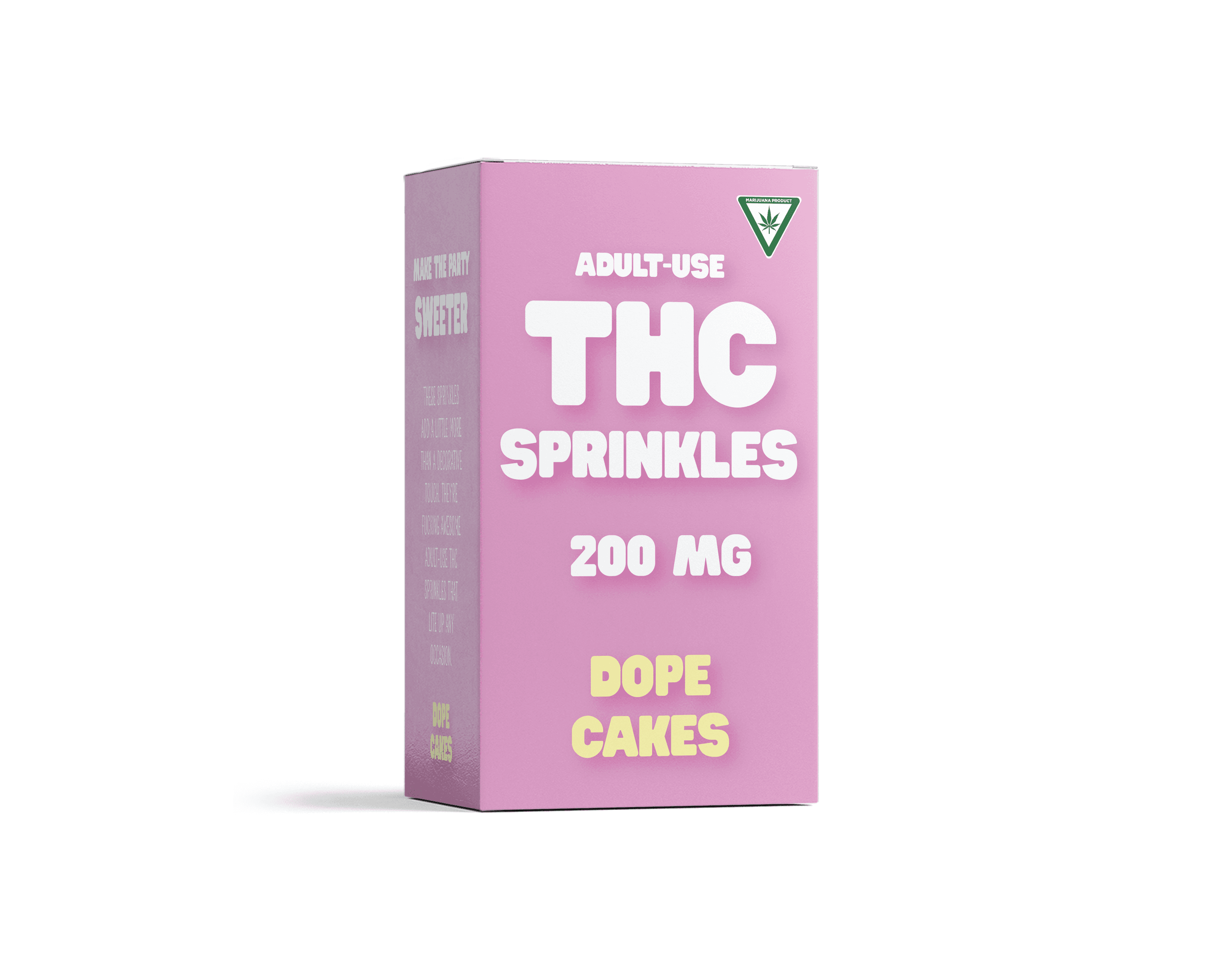 Dope Cakes Pink Sprinkles - 200mg