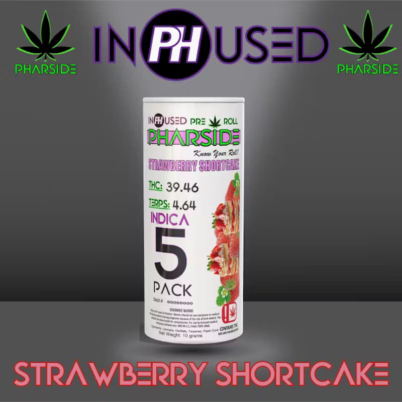 Pharside Infused 5pk - Strawberry Shortcake