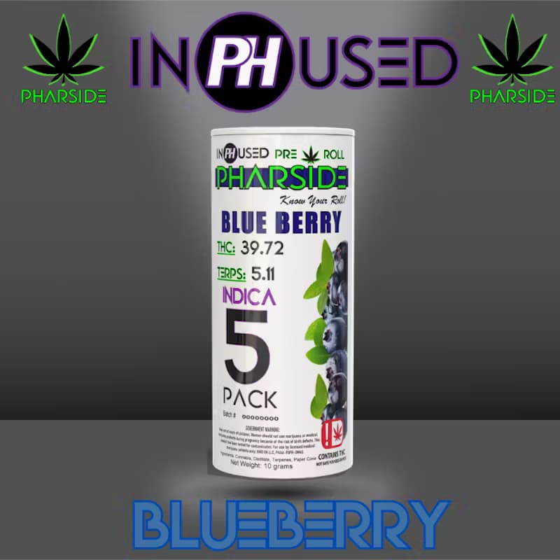 Pharside Infused 5pk - Blueberry
