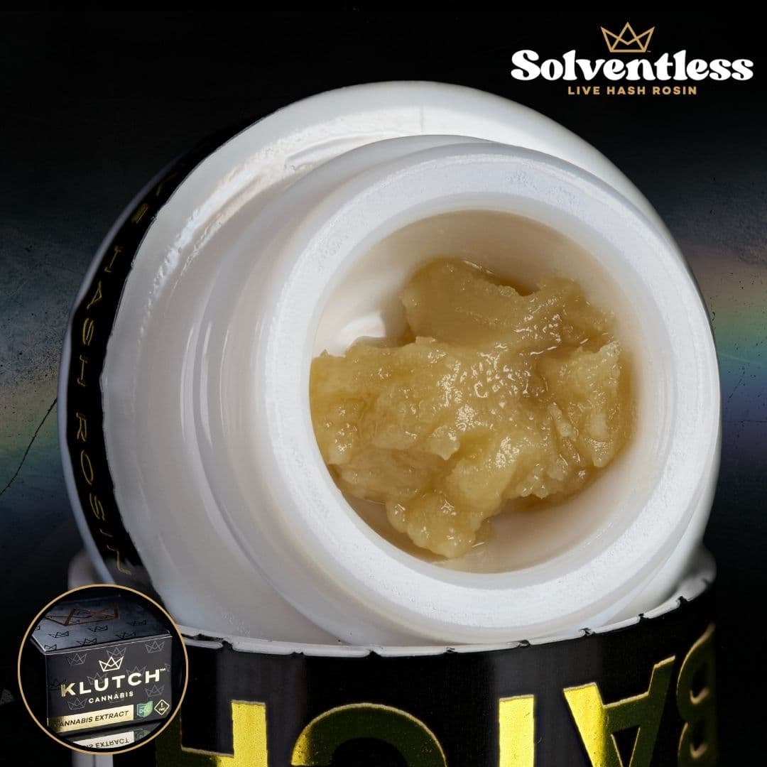 Klutch Rainbow Ice 90-159u Live Hash Rosin |