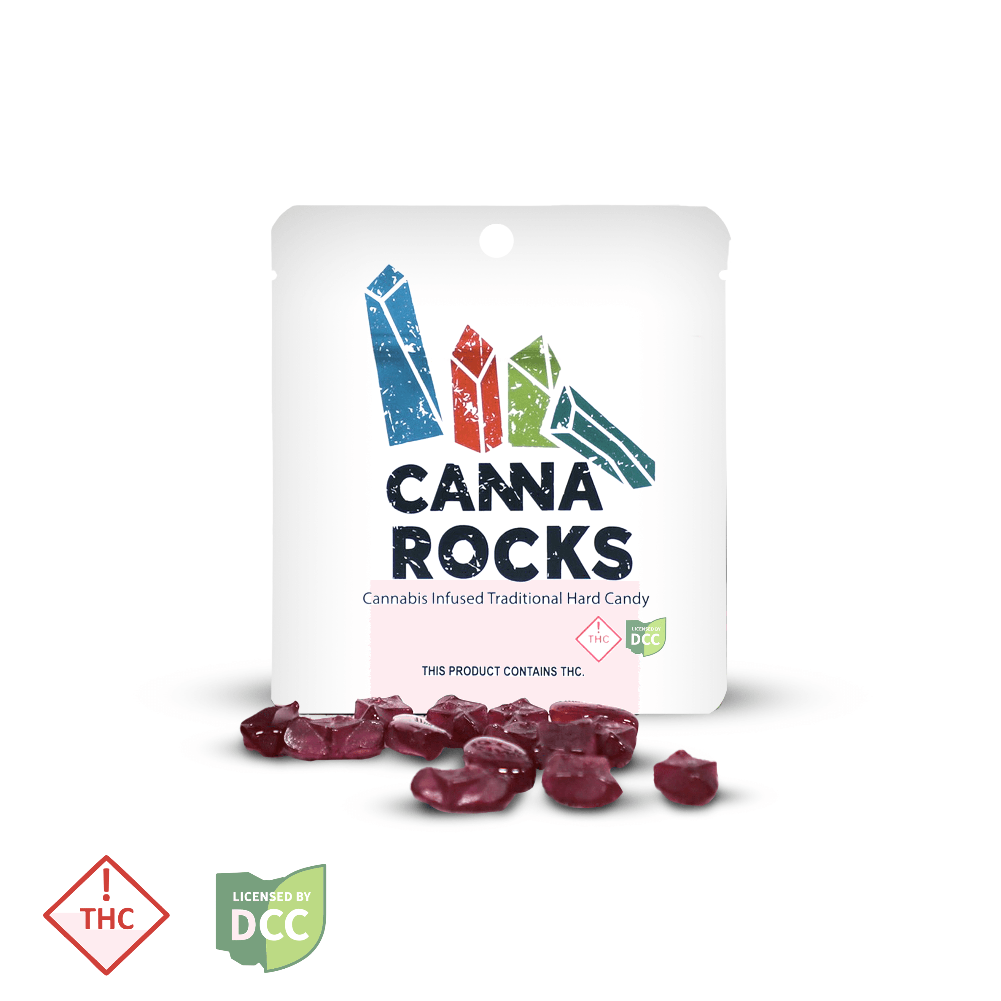 Cannarocks Root Beer Hard Candy - 110mg 20pk Candy