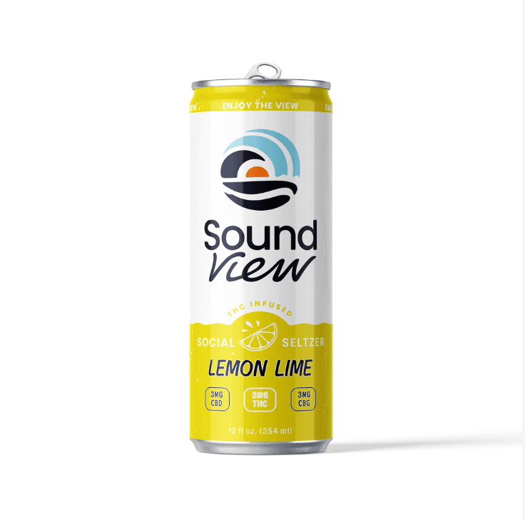 SoundView SV Lemon Lime THC Seltzer