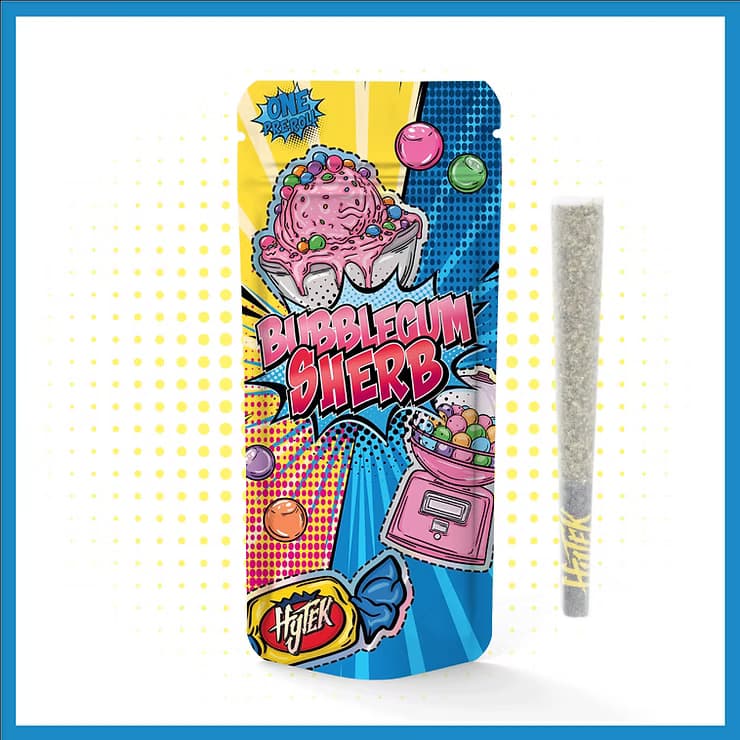 Hytek Hytek 1g Preroll Bubblegum Sherb